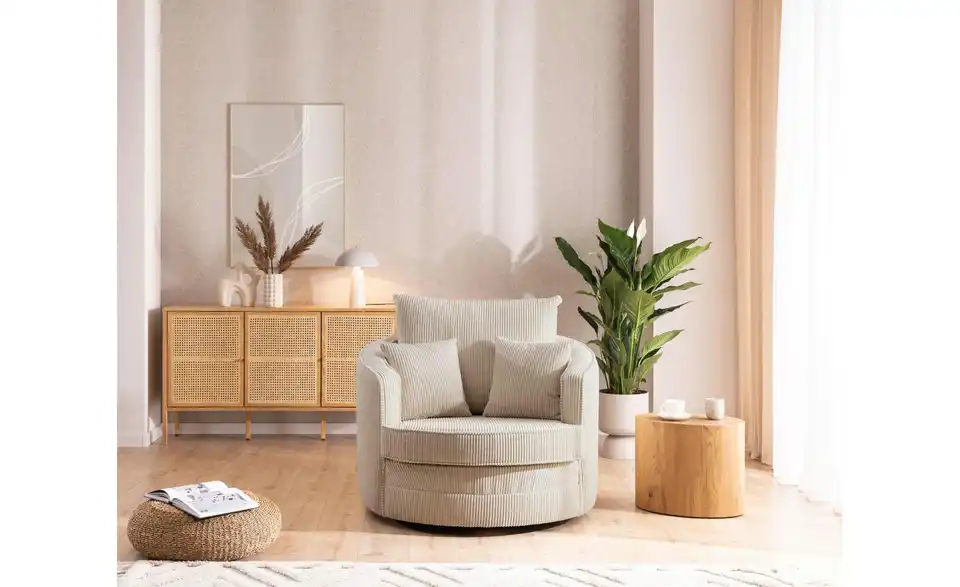 Drehsessel, in Wohnsituation