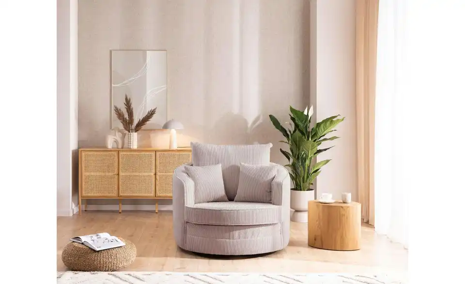 Drehsessel, in Wohnsituation