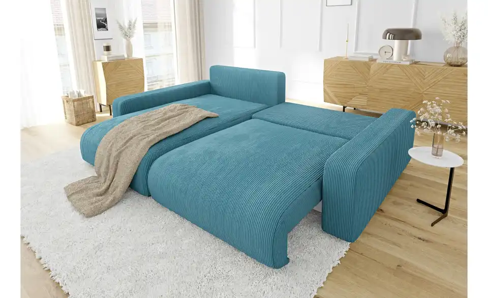 Ecksofa, in Wohnsituation