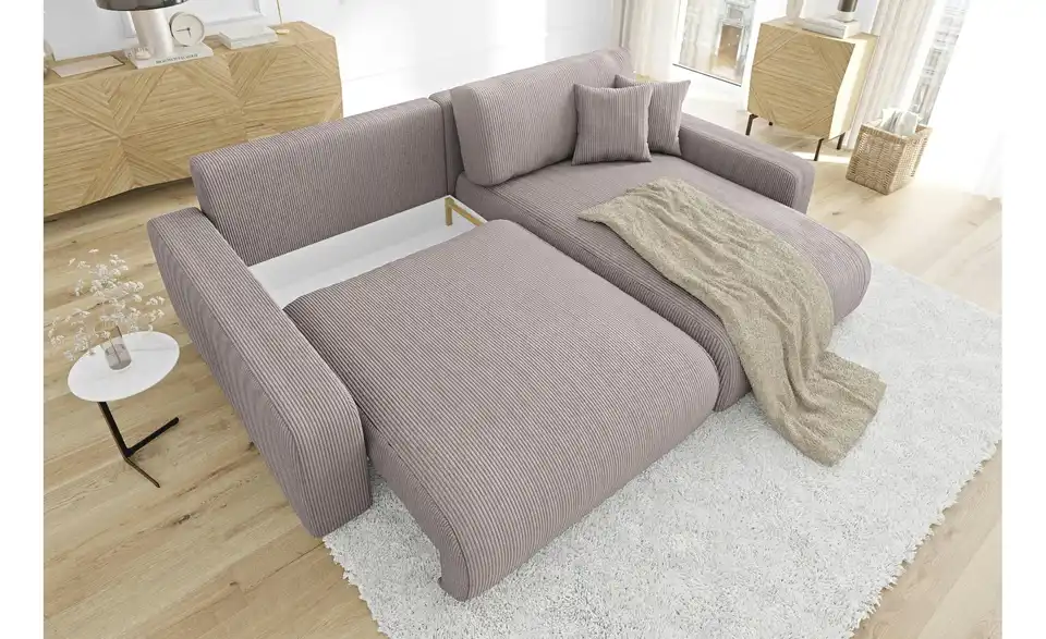 Ecksofa, in Wohnsituation