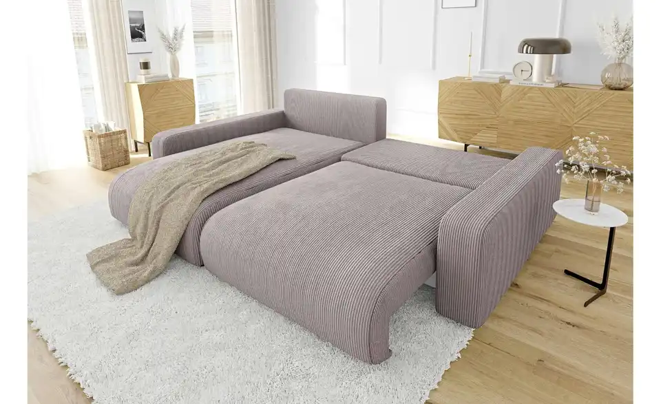 Ecksofa, in Wohnsituation