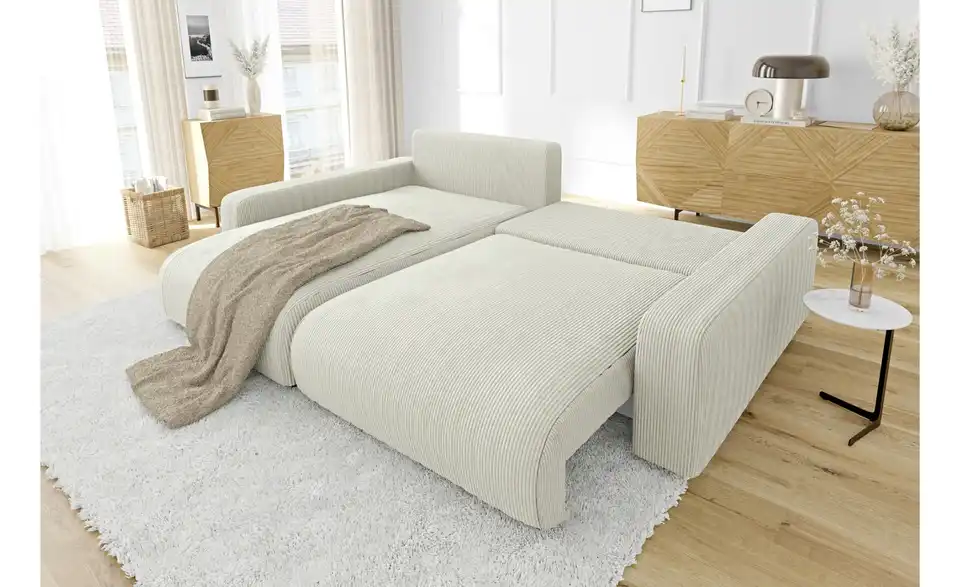 Ecksofa, in Wohnsituation