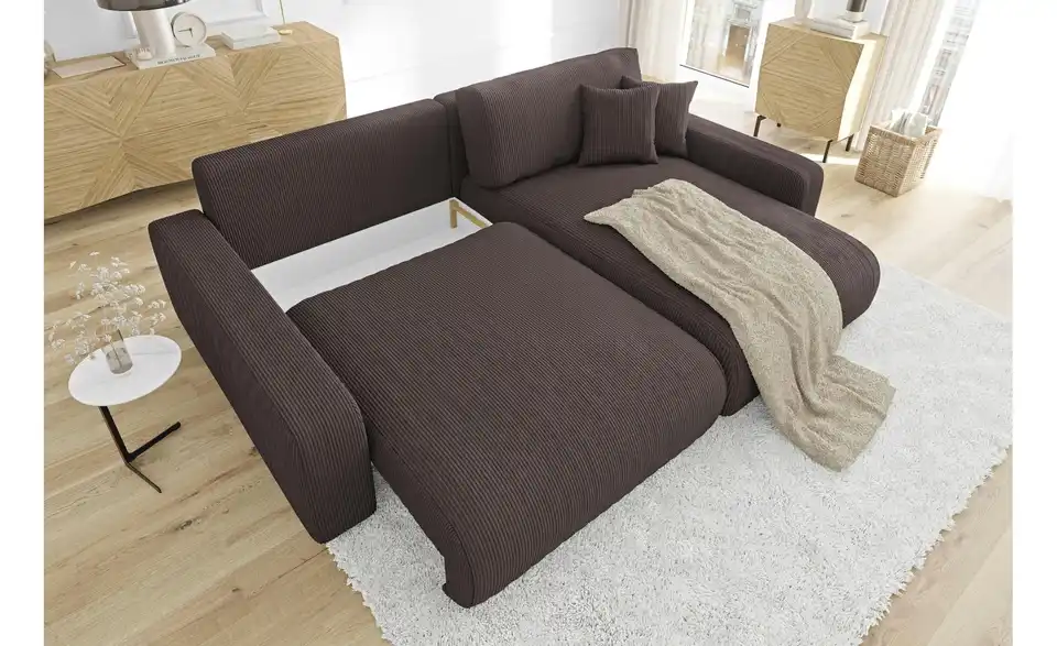 Ecksofa, in Wohnsituation