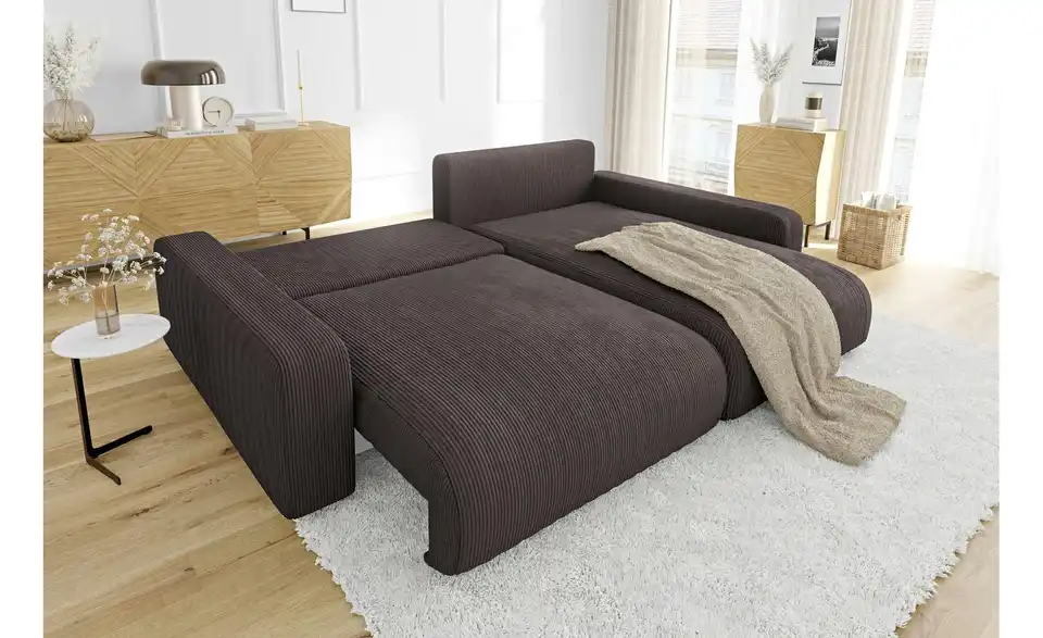 Ecksofa, in Wohnsituation