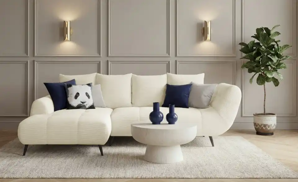 bobb Ecksofa Bellani III, in Wohnsituation