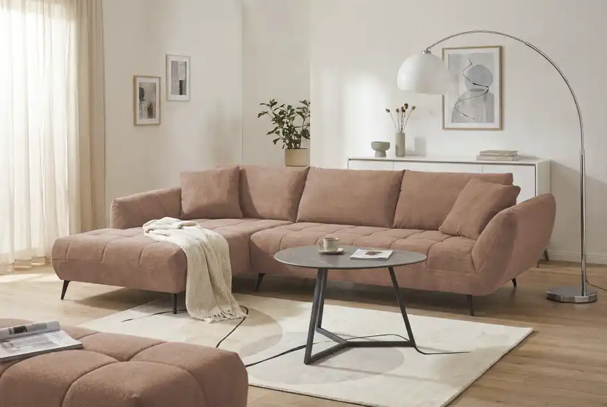 Ecksofa Carly, in Wohnsituation