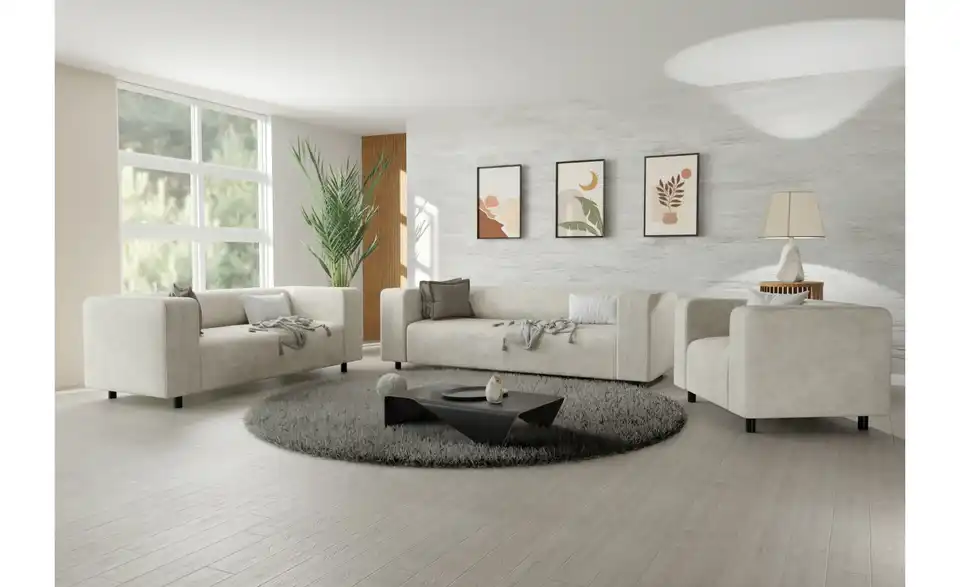 S-STYLE Polstergarnitur 3+2+1 Oskar, in Wohnsituation