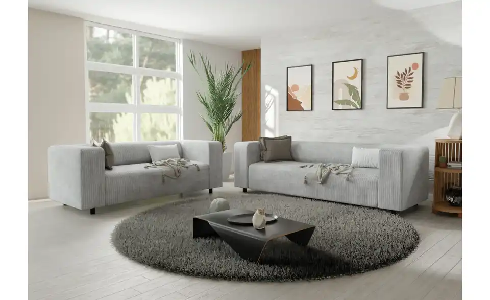 S-STYLE Polstergarnitur 3+2 Oskar, in Wohnsituation