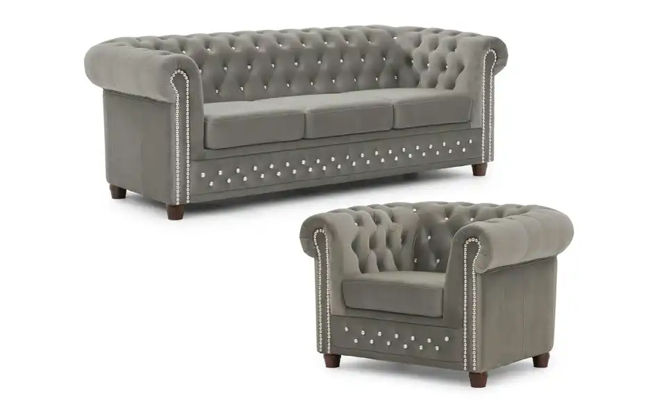 S-STYLE Polestergarnitur 3+1, Perspektive