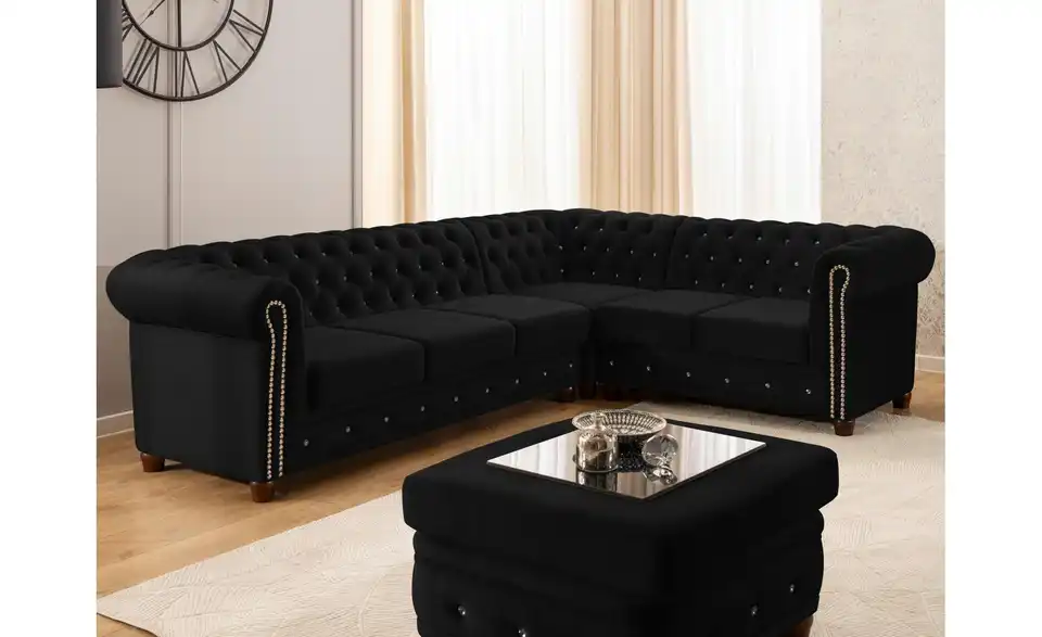 S-STYLE Ecksofa, in Wohnsituation