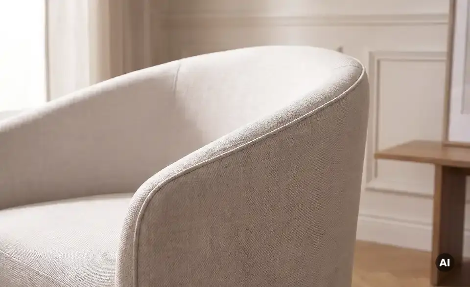 Drehsessel Lumi, Detailansicht
