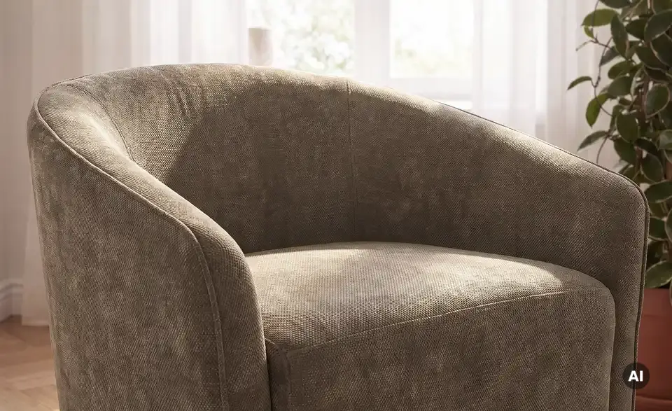 Drehsessel Lumi, Detailansicht