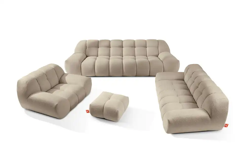 KONSIMO Polstermöbel 4er-Set, Frontansicht