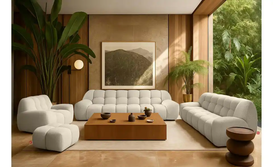 KONSIMO Polstermöbel 4er-Set, in Wohnsituation