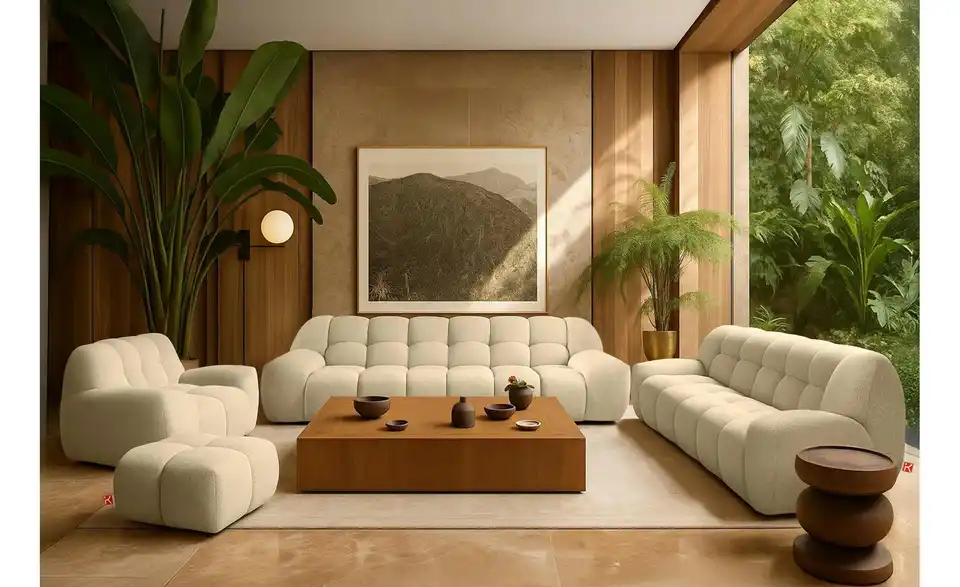 KONSIMO Polstermöbel 4er-Set, in Wohnsituation