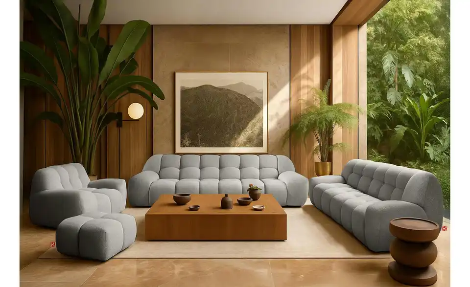 KONSIMO Polstermöbel 4er-Set, in Wohnsituation