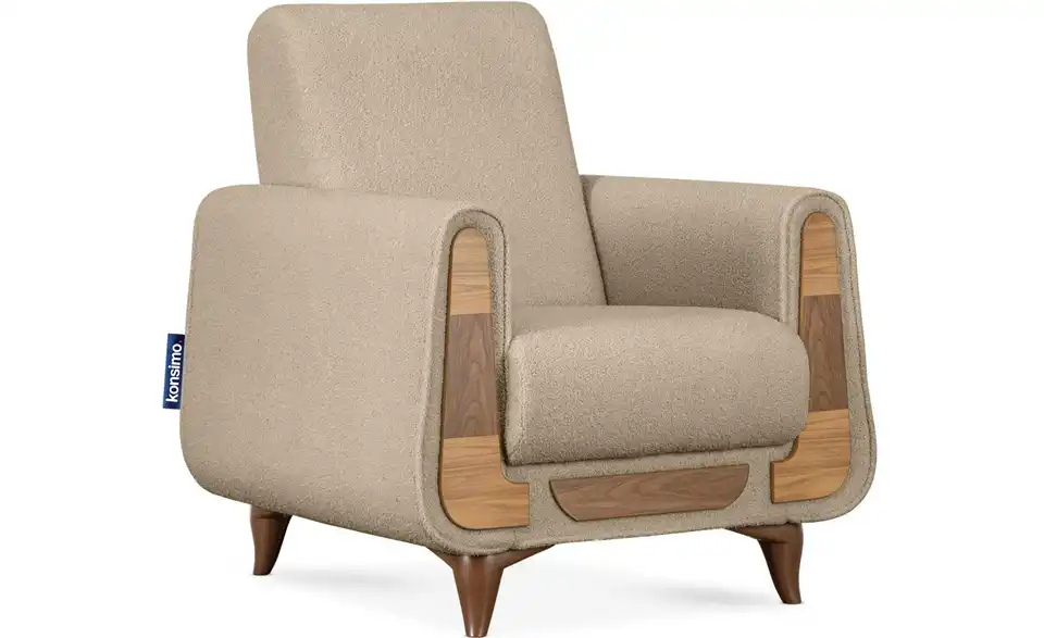 KONSIMO Sessel, Profilansicht