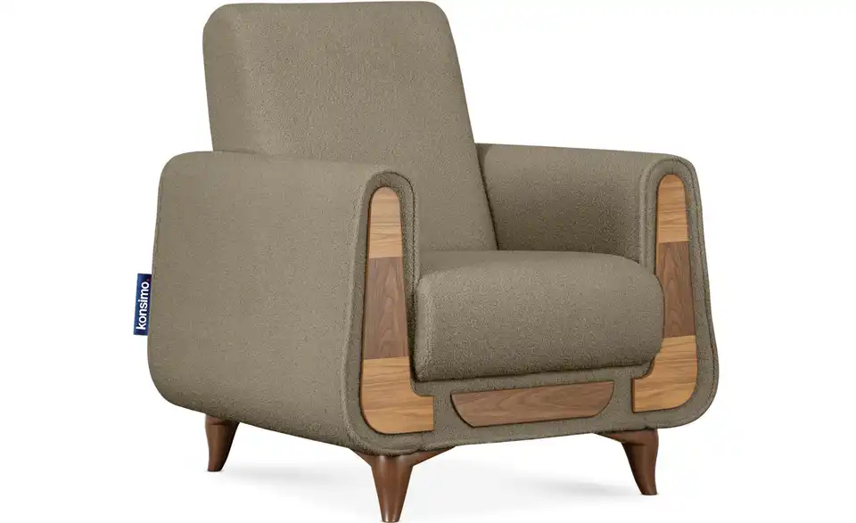 KONSIMO Sessel, Profilansicht