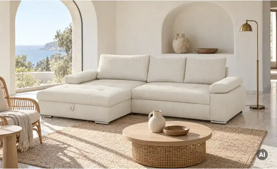 Ecksofa Ibby, in Wohnsituation