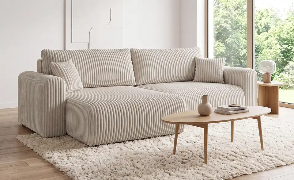 Ecksofa Piano, in Wohnsituation