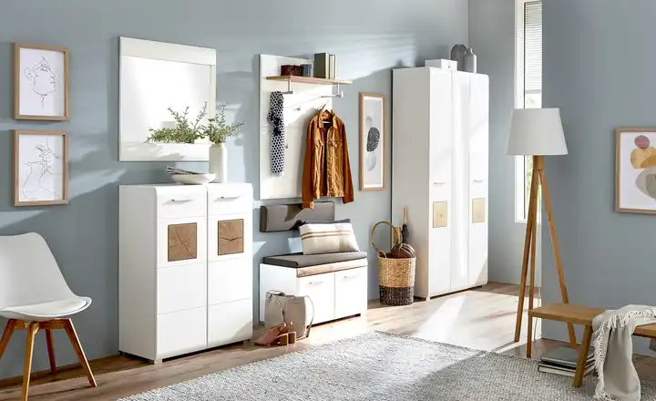 Nahaufnahme Flurbank