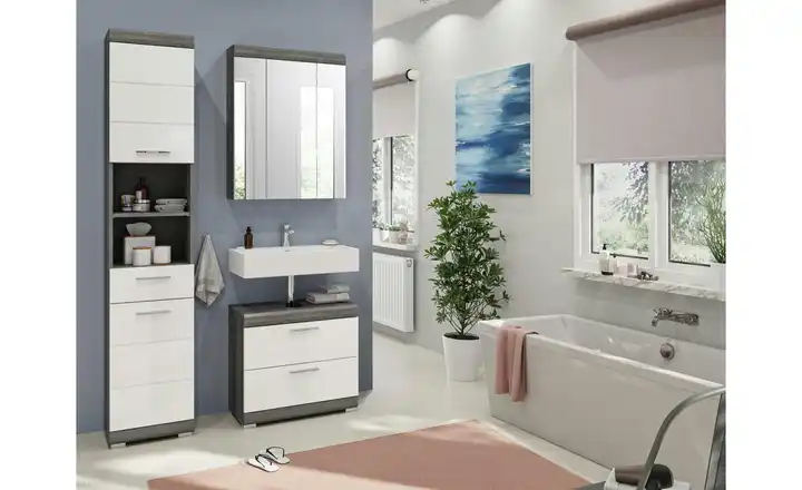 BadmöbelSet SCHLOONSEE, 3 teilig, bestehend aus Hochschrank