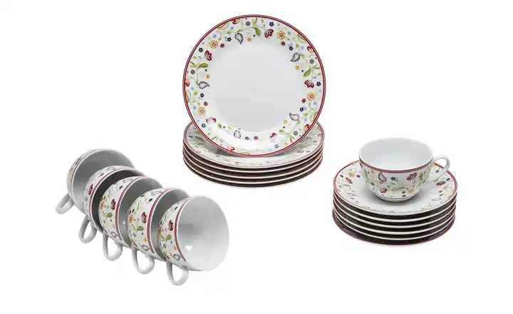 Ritzenhoff & Breker Kaffeeservice, 18-teilig Shanti
