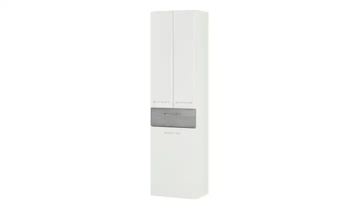 Bad-Hochschrank Friesach Weiß, Graphit