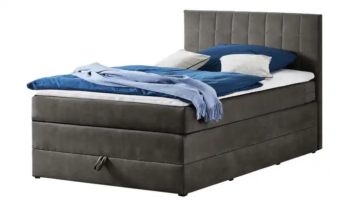 Boxspringbett Hawaii Steingrau