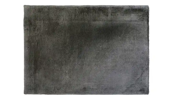 como Hochflorteppich Silbergrau 120x160 cm