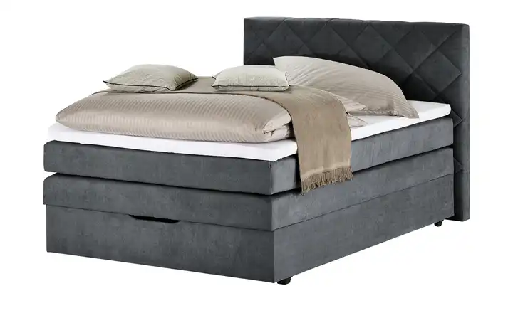 Boxspringbett Atika 120 cm Anthrazit