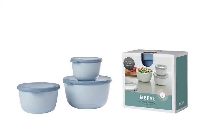 Mepal Multischüssel-Set, 3-teilig / 0,5l, 1,0l, 2,0l  Cirqula