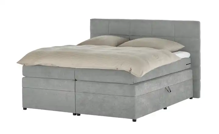 Boxspringbett Tacoma Hellgrau