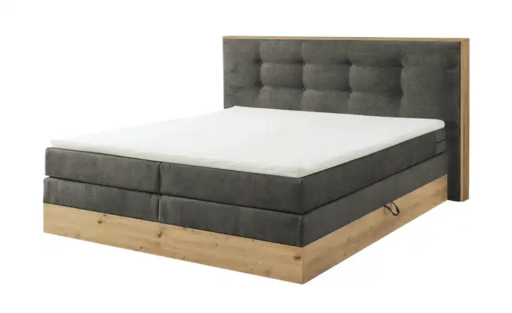 Boxspringbett Preston 6 Steingrau