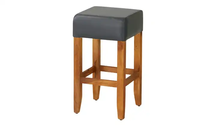 Tresenhocker Massivholz Mumbai Grau