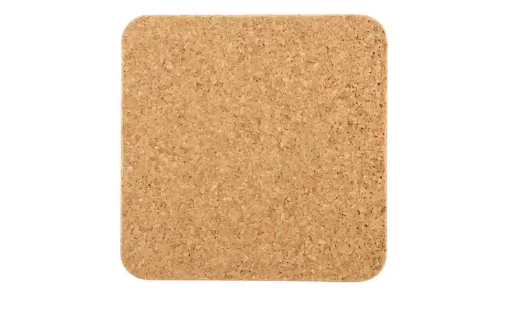  Kork-Untersetzer quadratisch, 2er-Set  