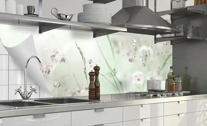  Küchenrückwand-Folie  Fixy Wildblumen