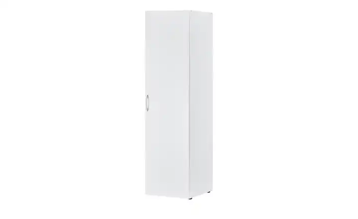 Schrank, 1-türig Multischrank-System Weiß 50 cm