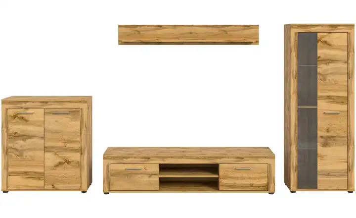 Wohnwand Eiche (Nachbildung)