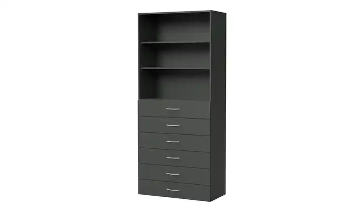 Regal Multischrank-System 80 cm Graphit