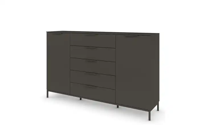 Highboard Flipp Graphit Graphit Front: Dekor, Oberboden: Dekor 180 cm Graphit