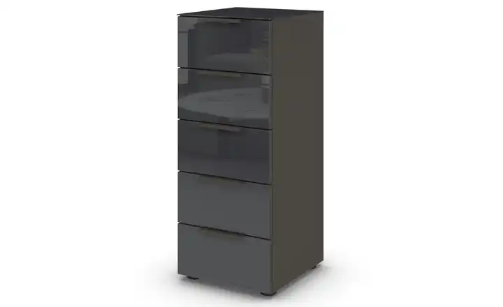 Kommode Flipp 40 cm Graphit Basaltgrau, Graphit