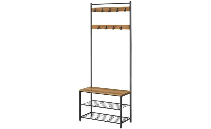 Kompaktgarderobe Braun