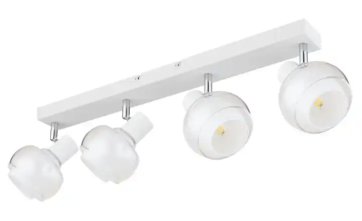 Globo Lighting Strahler 4-flammig 56 cm Weiß