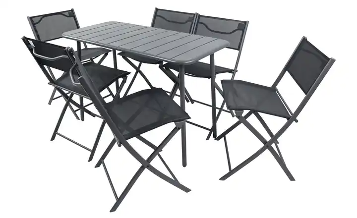  Gartenmöbel 7er-Set  