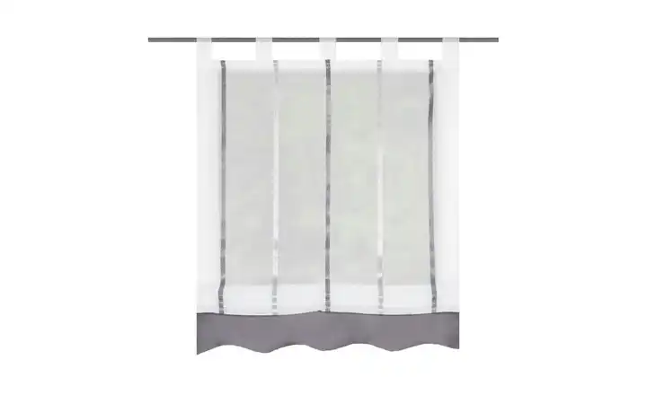 HOME Wohnideen Raffrollo Grau 140 cm
