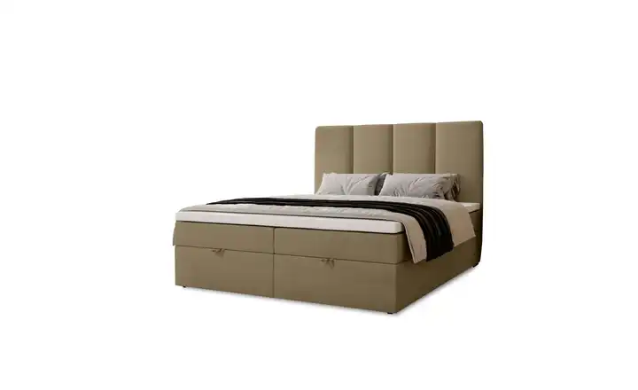 Boxbett  Malmo 208 cm 200x200 cm Braun