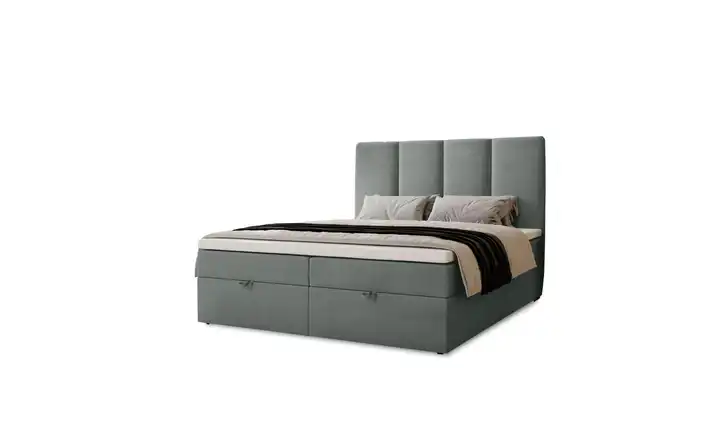 Boxbett  Malmo 208 cm 200x200 cm Grau