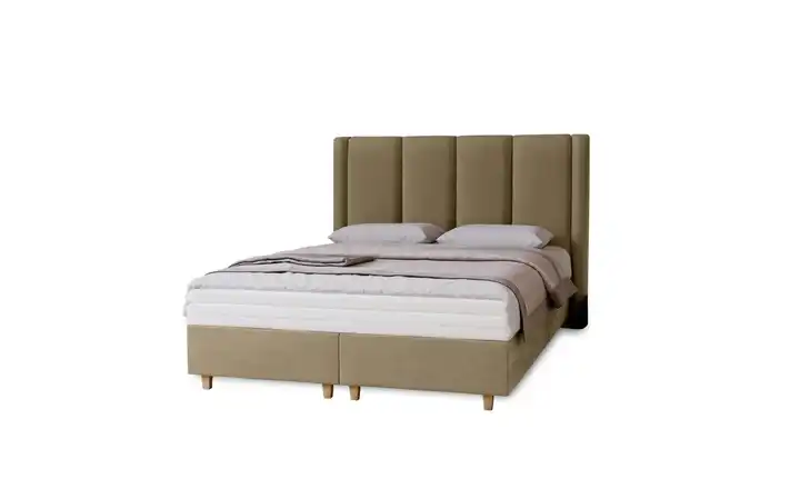 Polsterbett Bella 200x200 cm Beige