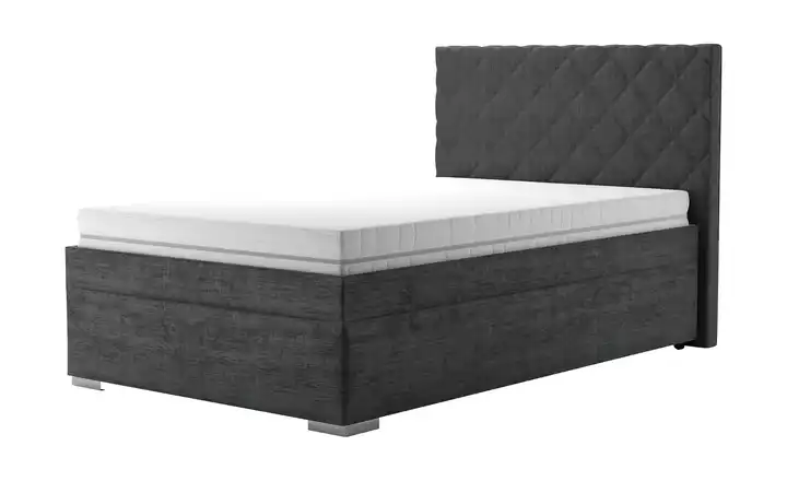 Polsterbett Klara 120 cm Anthrazit